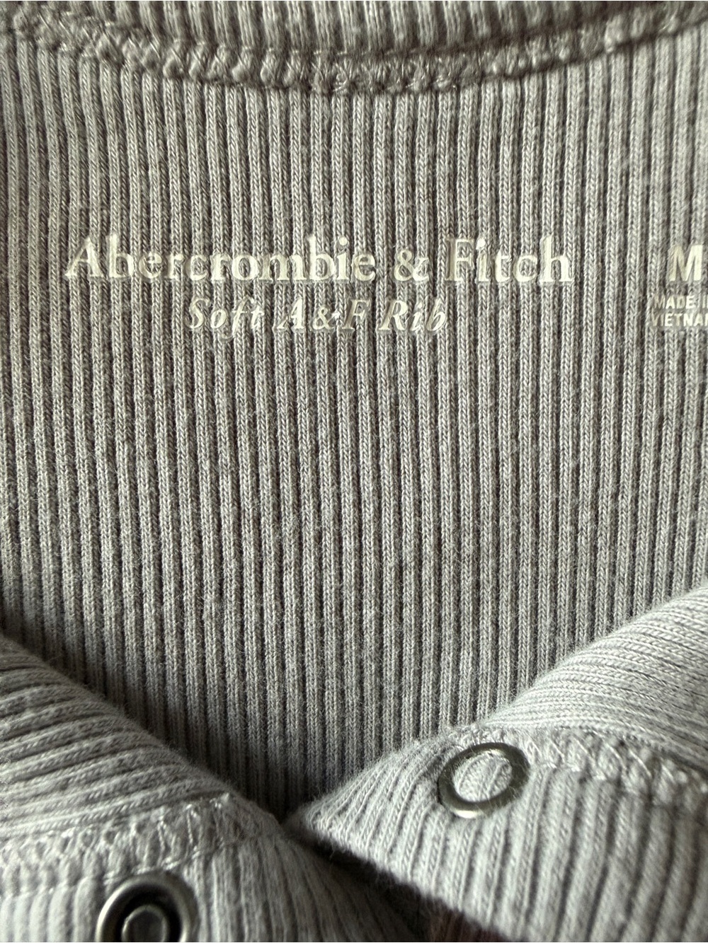 Grey Ribbed Crop Tank Top - Picture 3 of 3